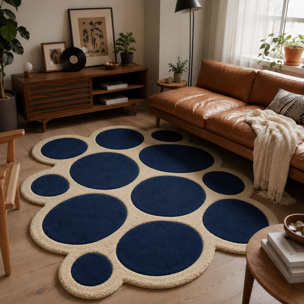 Midnight Bubble Rug