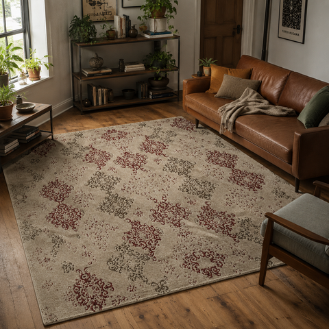 Moroccan Essence Rug hand-tufted wool and bamboo silk rug