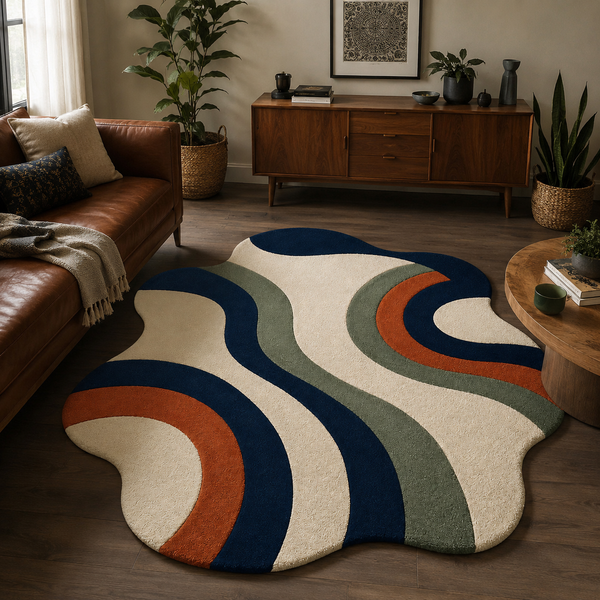 Sage Curve Rug