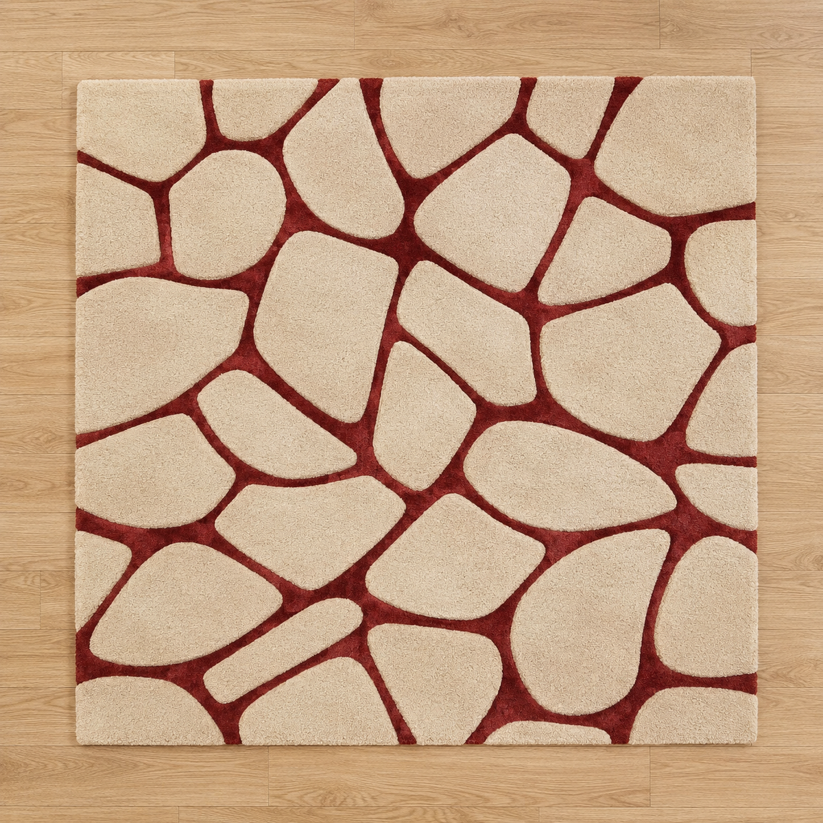 Crimson Pebble Rug