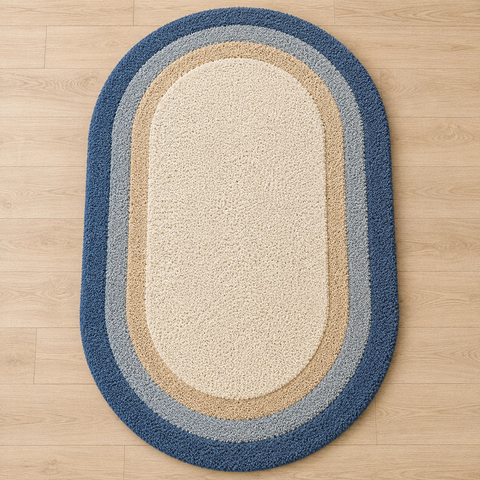 Ocean Bend Rug hand-tufted wool and bamboo silk rug – view 2