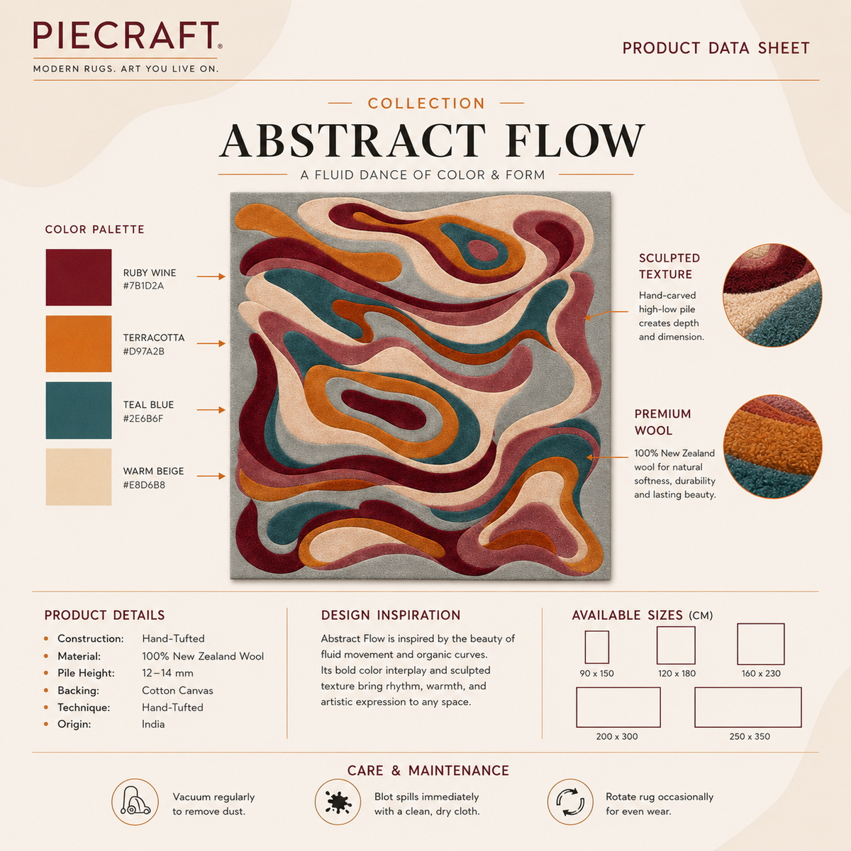 Abstract Flow Rug