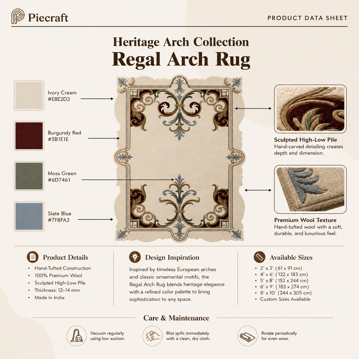 Regal Arch Rug