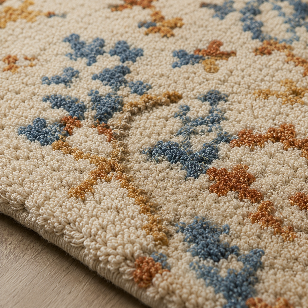 Vintage Floral Rug