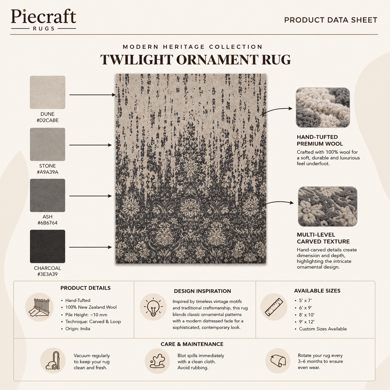 Twilight Ornament Rug