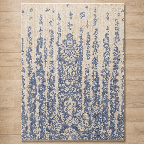 Misted Arch Rug hand-tufted wool and bamboo silk rug – view 2