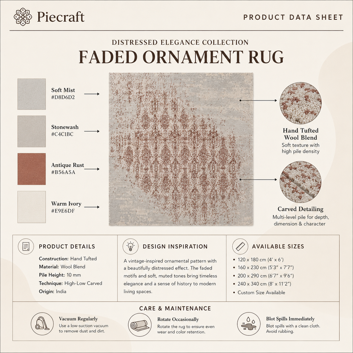 Faded Ornament Rug
