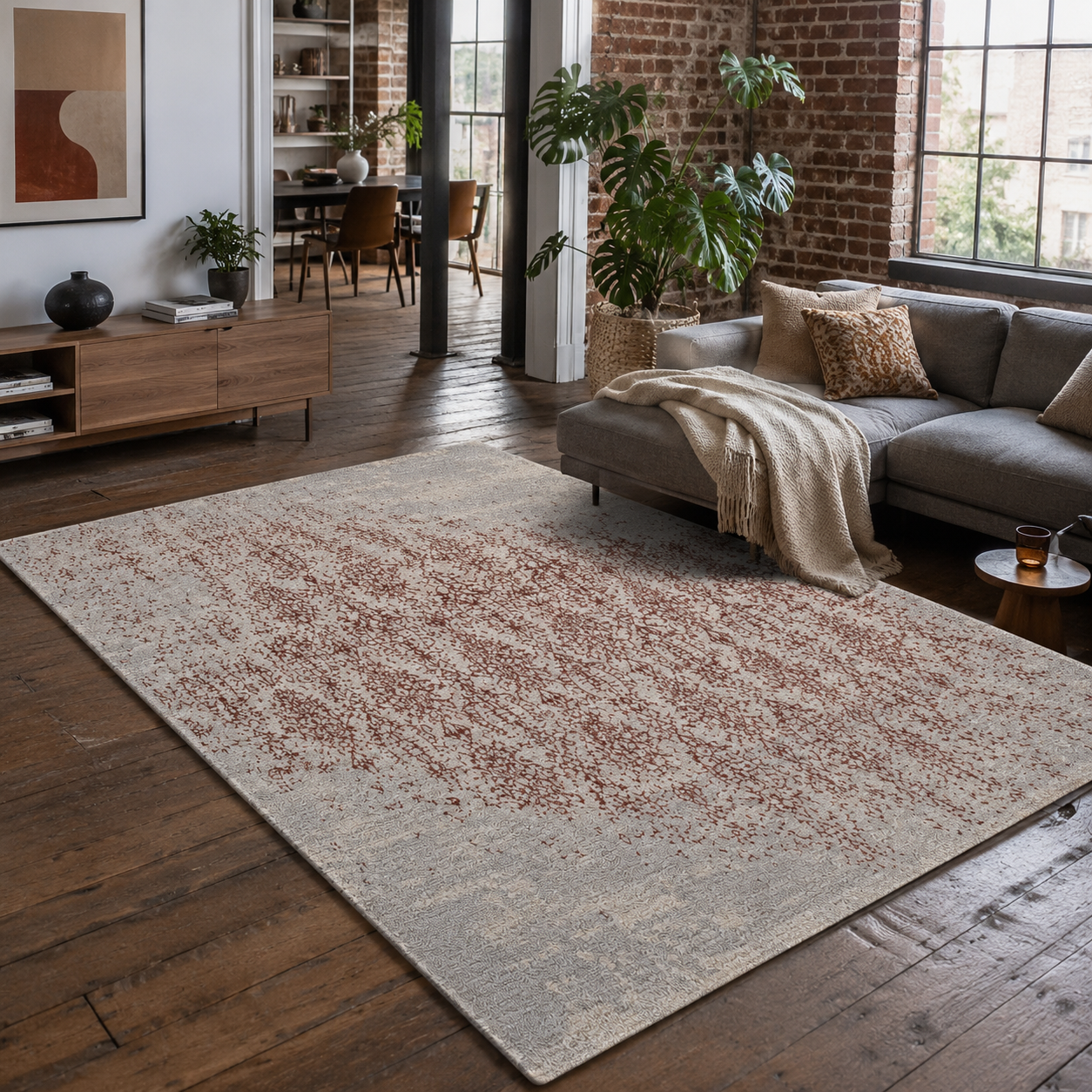 Faded Ornament Rug