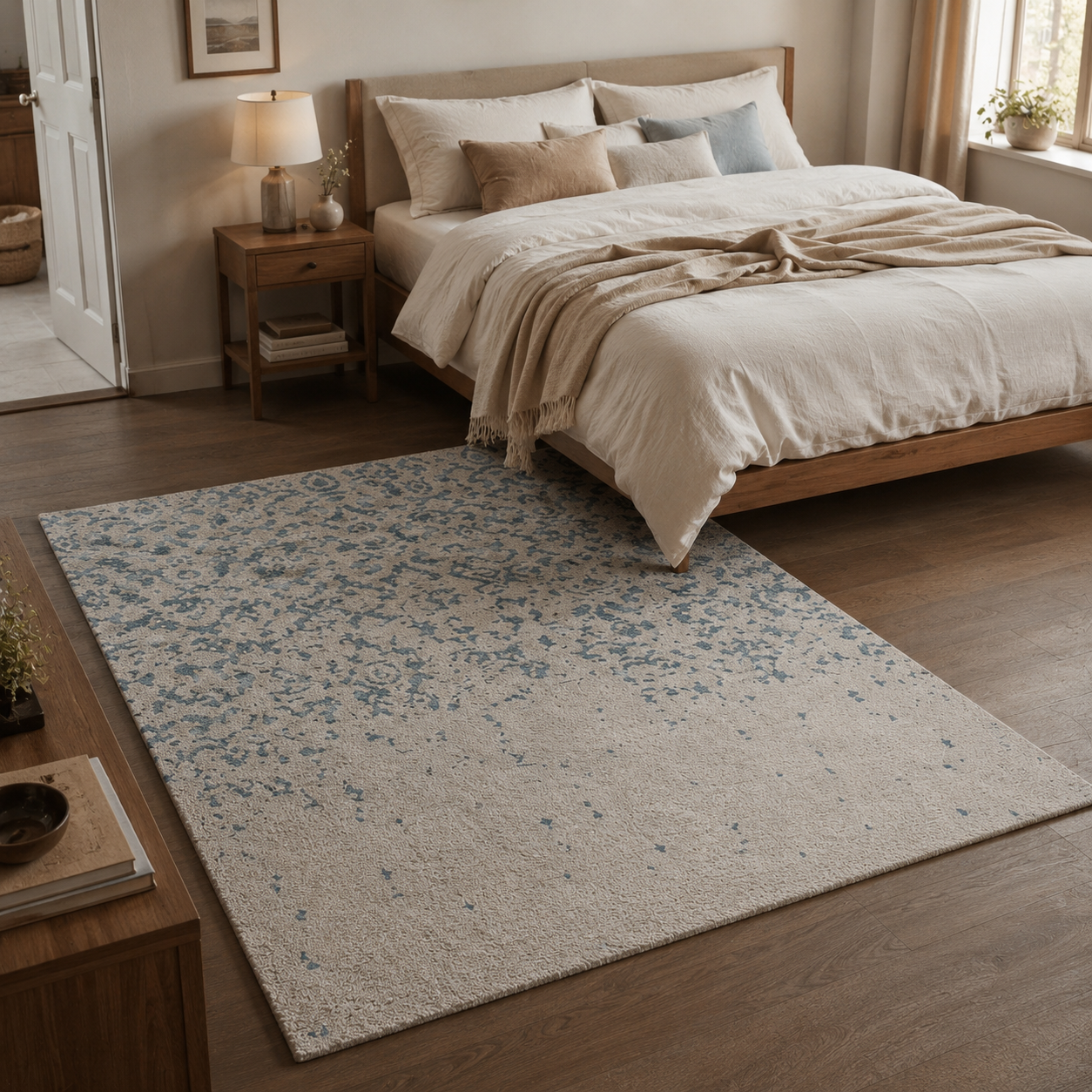 Frosted Damask Rug