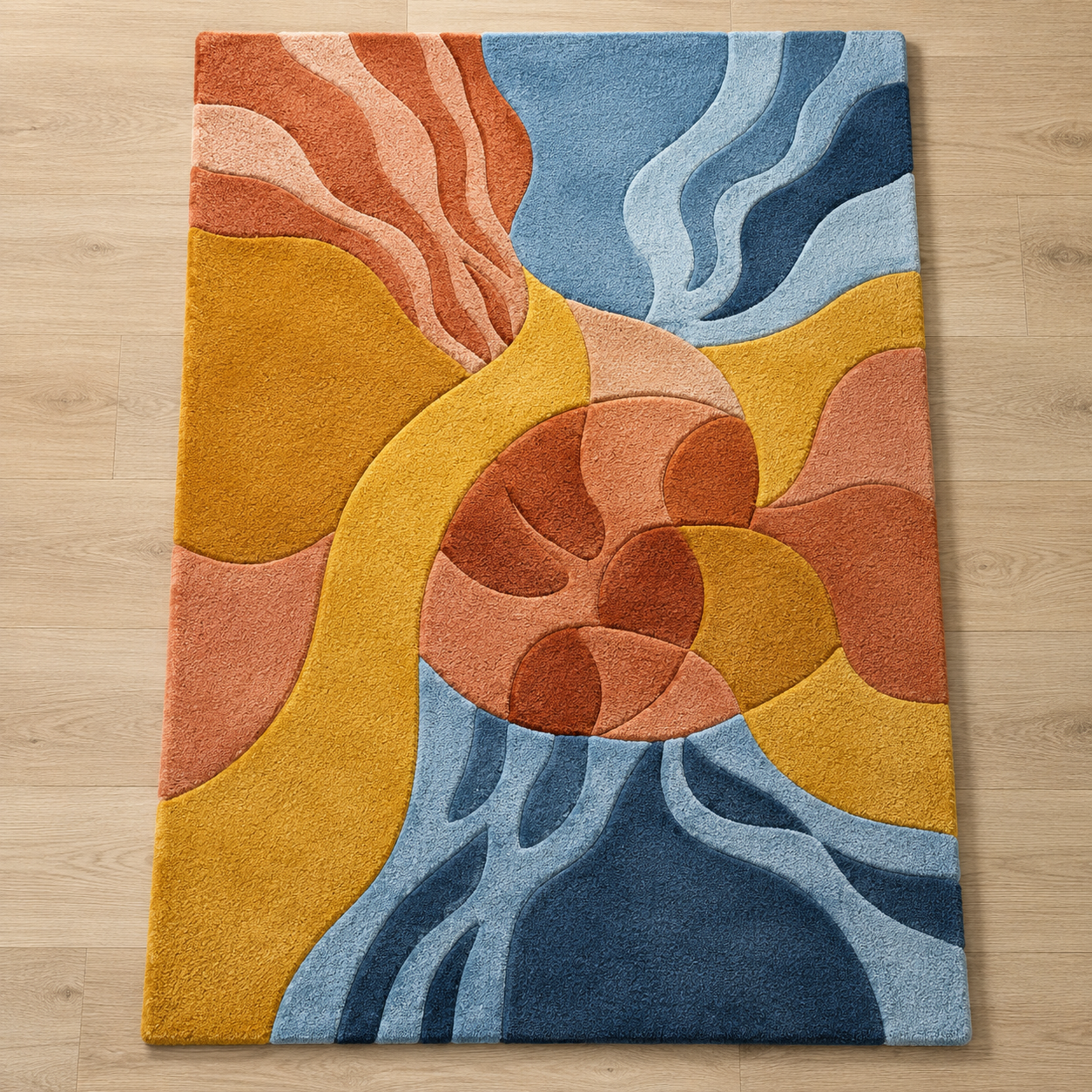 Aurora Floe Rug texture and craftsmanship detail