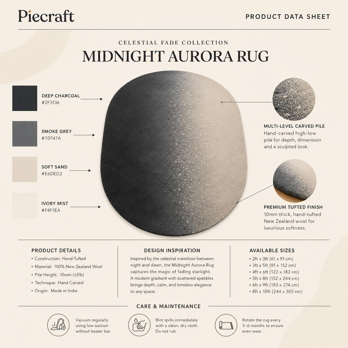 Midnight Aurora Rug