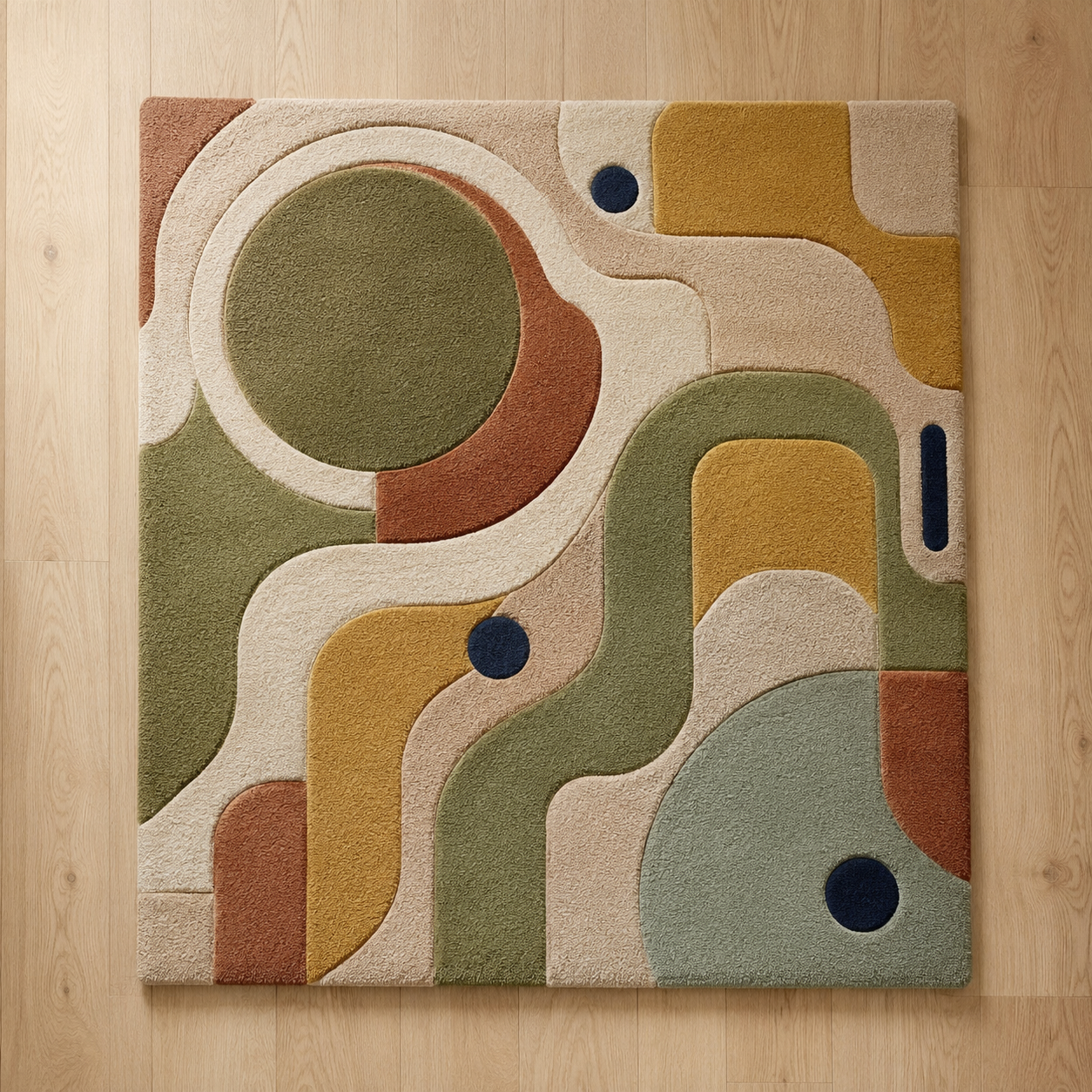 Terra Arc Rug texture and craftsmanship detail