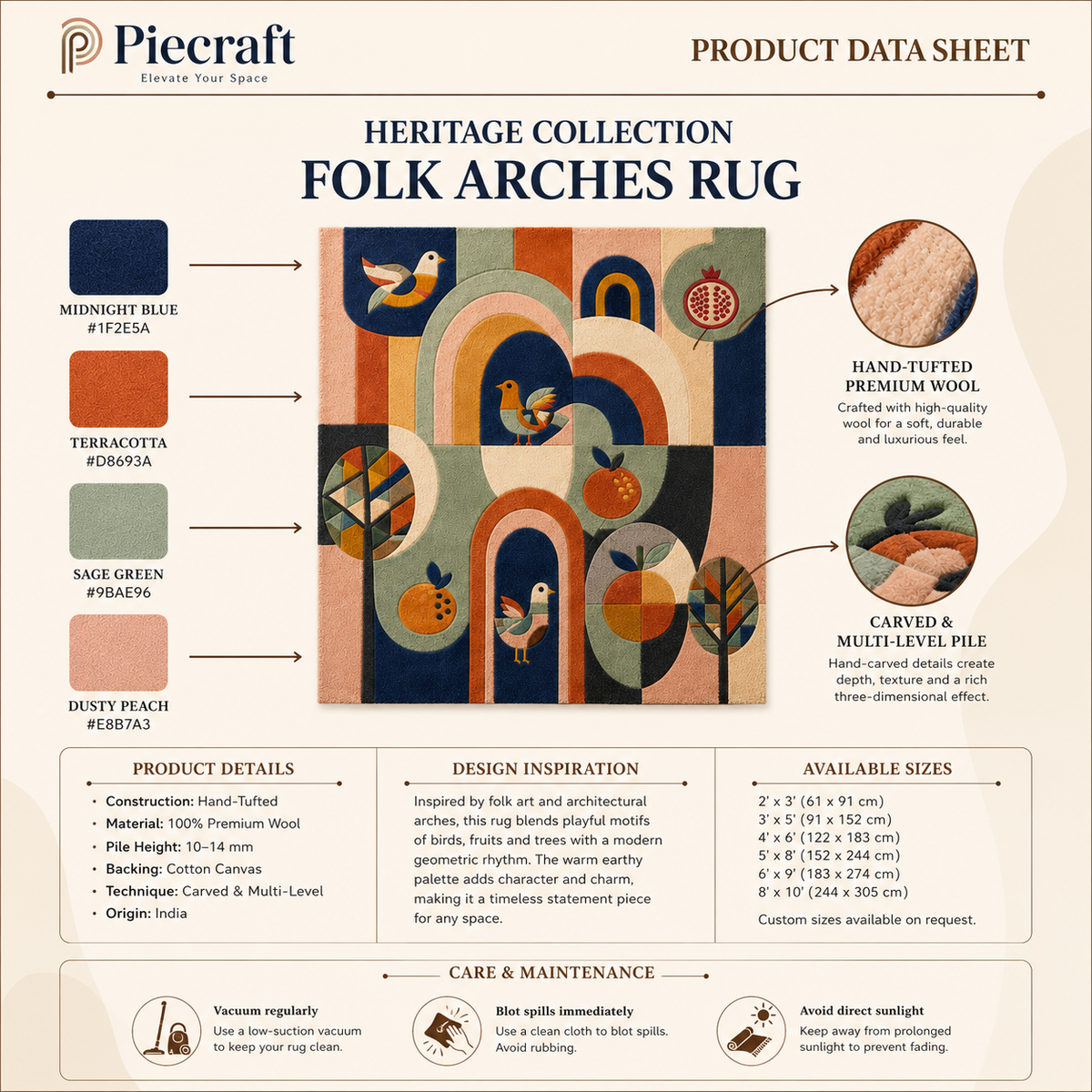 Folk Arches Rug