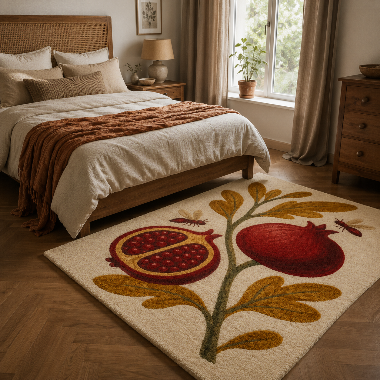 Pomegranate Bloom Rug