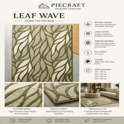 Leaf Wave Rug