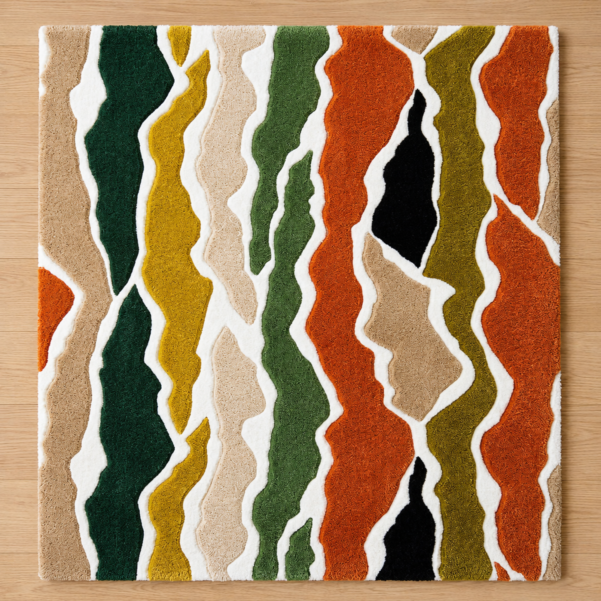 Wave Pattern Rug