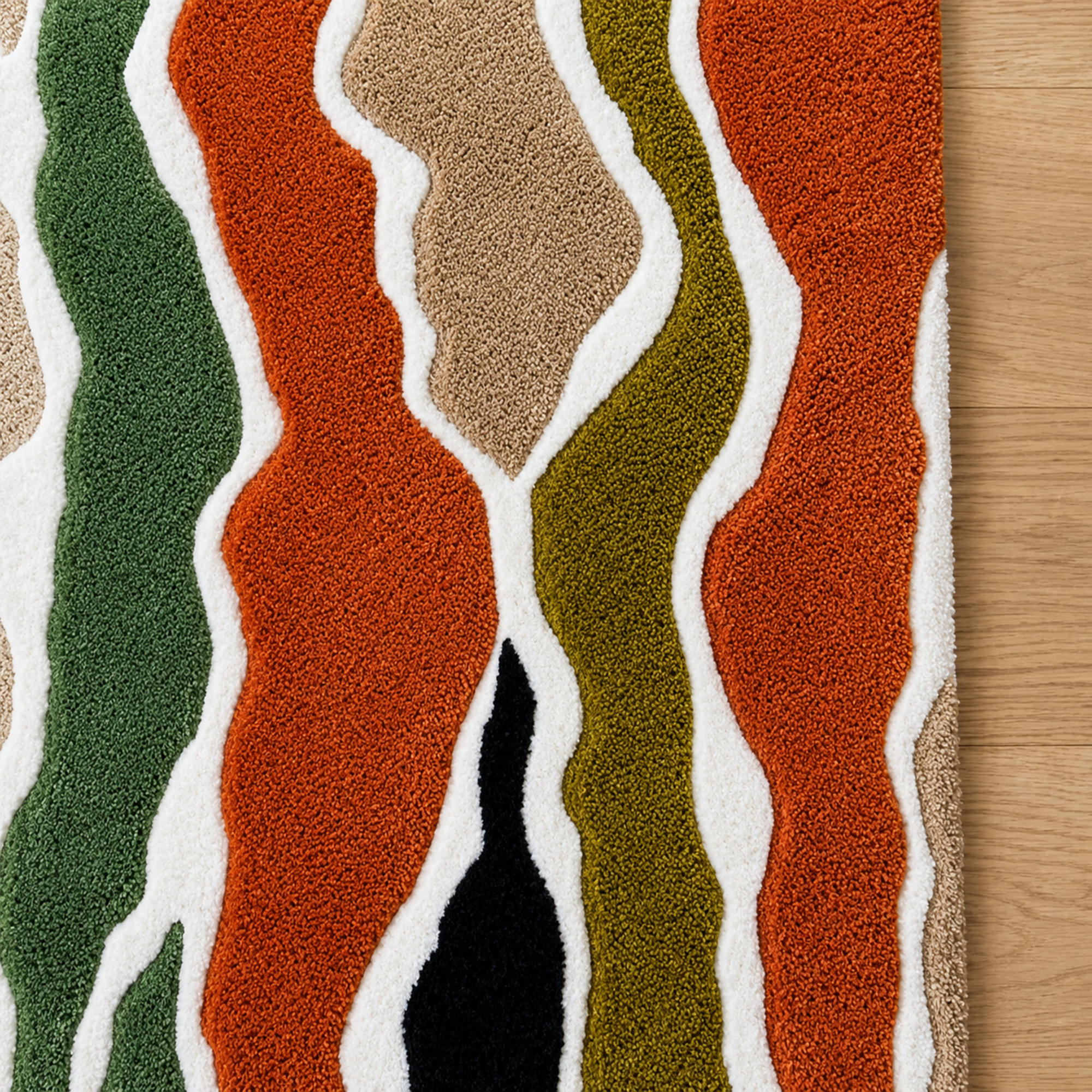 Wave Pattern Rug
