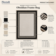 ObsidianFrame Rug