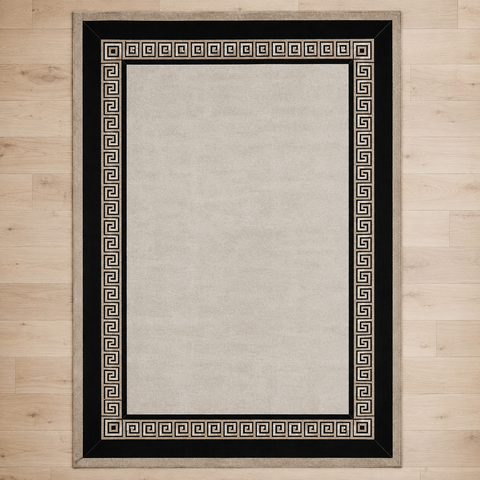 ObsidianFrame Rug hand-tufted wool and bamboo silk rug – view 2