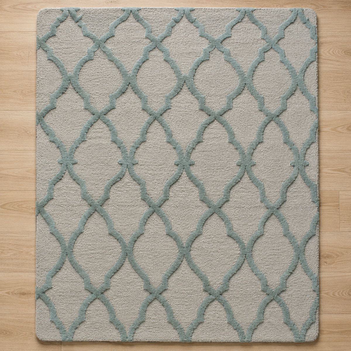 Azure Lattice Rug