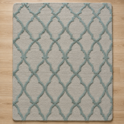 Azure Lattice Rug