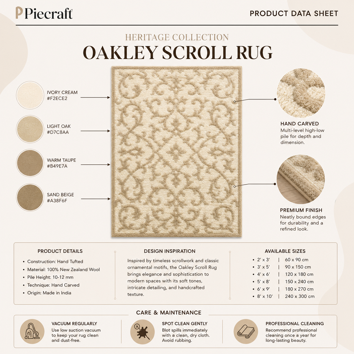 Oakley Scroll Rug