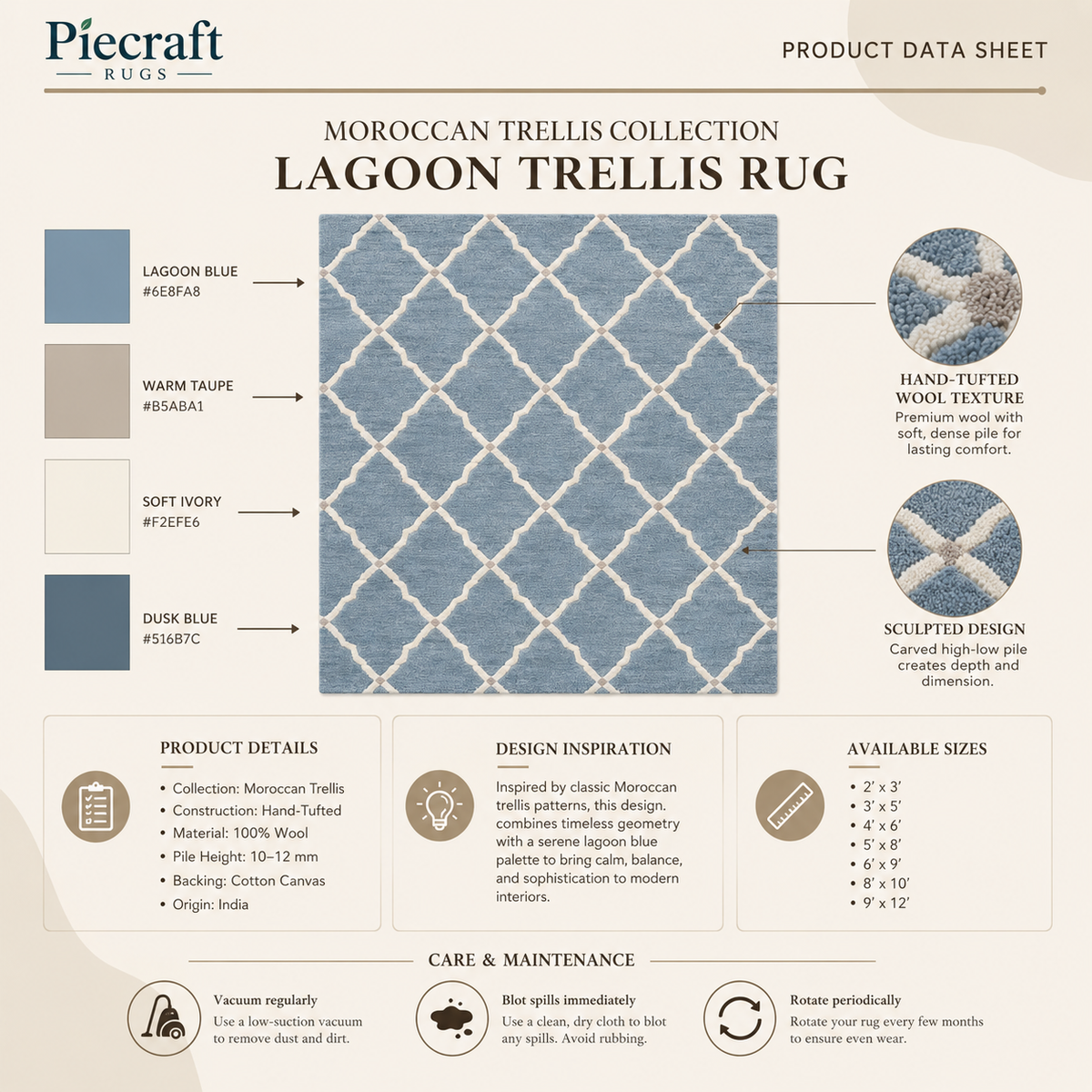 Lagoon Trellis Rug