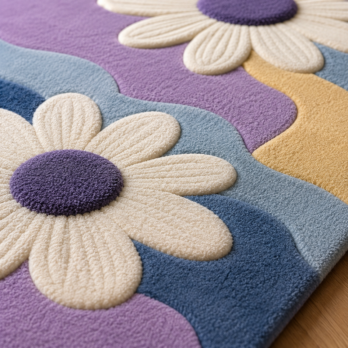 Whimsical Floral Rug