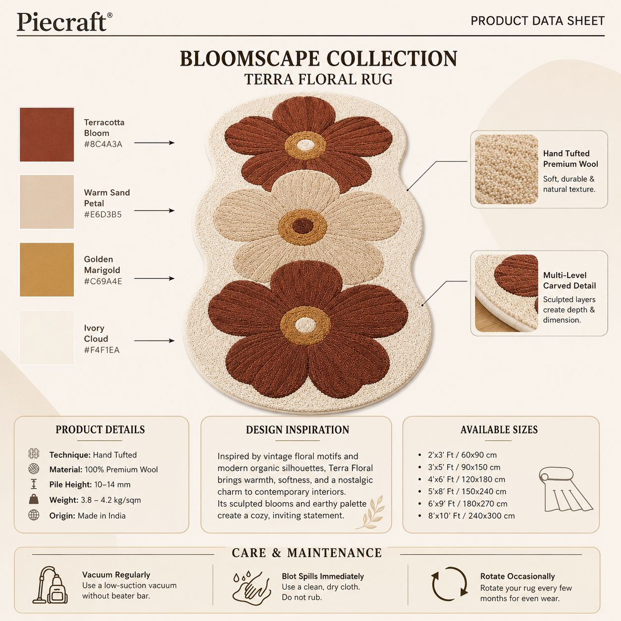 Terra Floral Rug
