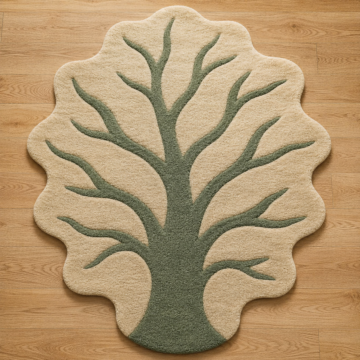 Evergreen Grove Rug texture and craftsmanship detail