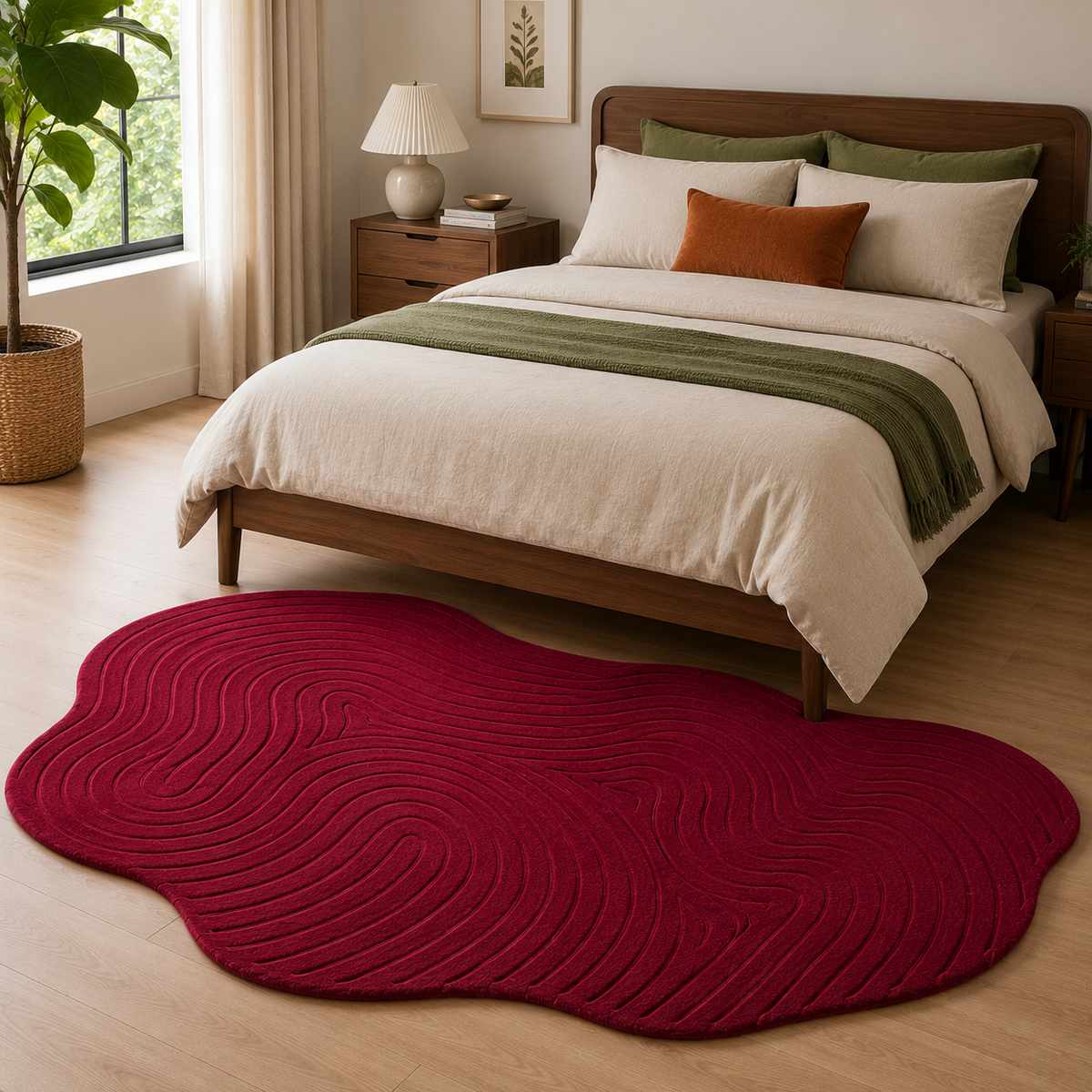 Ruby Wave Rug