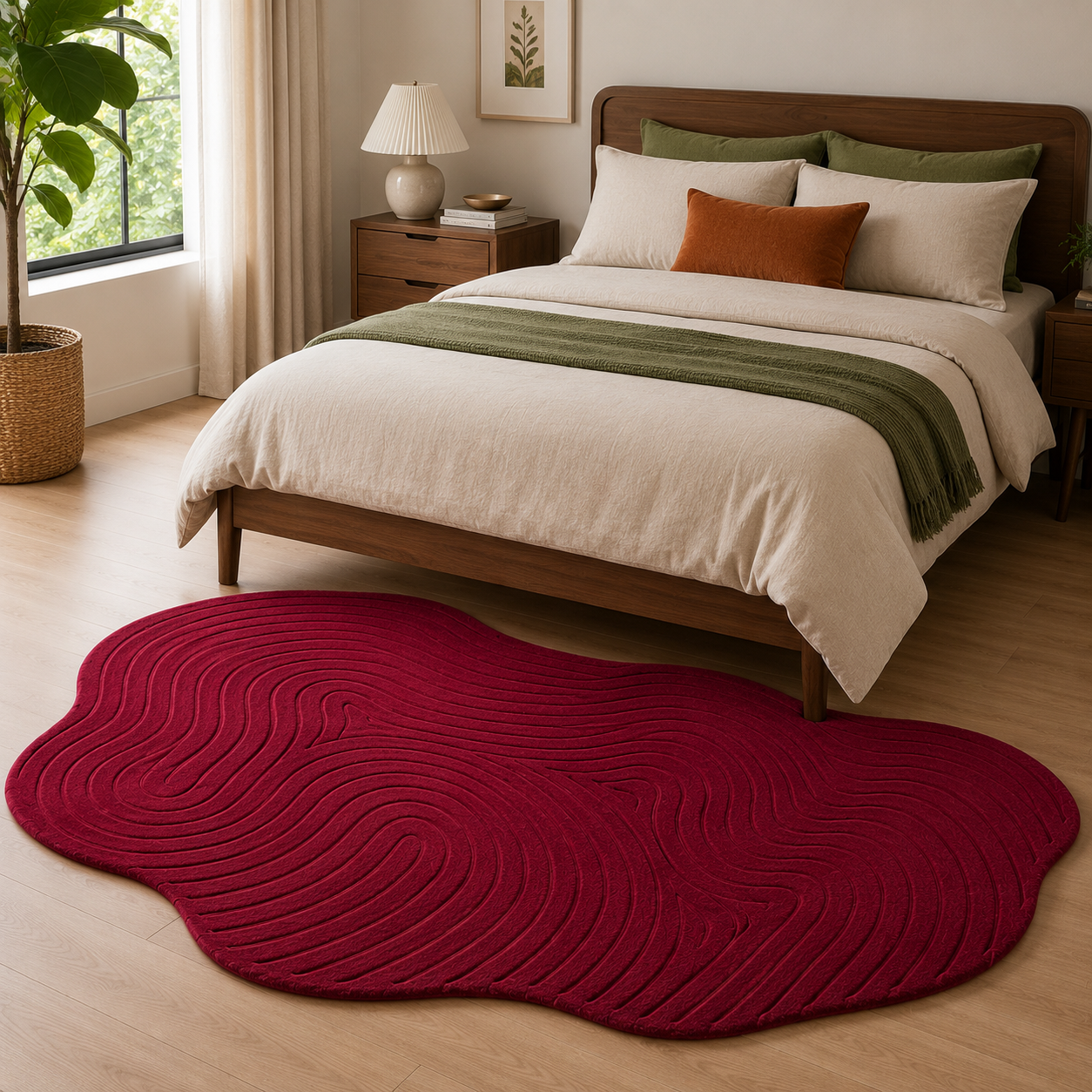 Ruby Wave Rug
