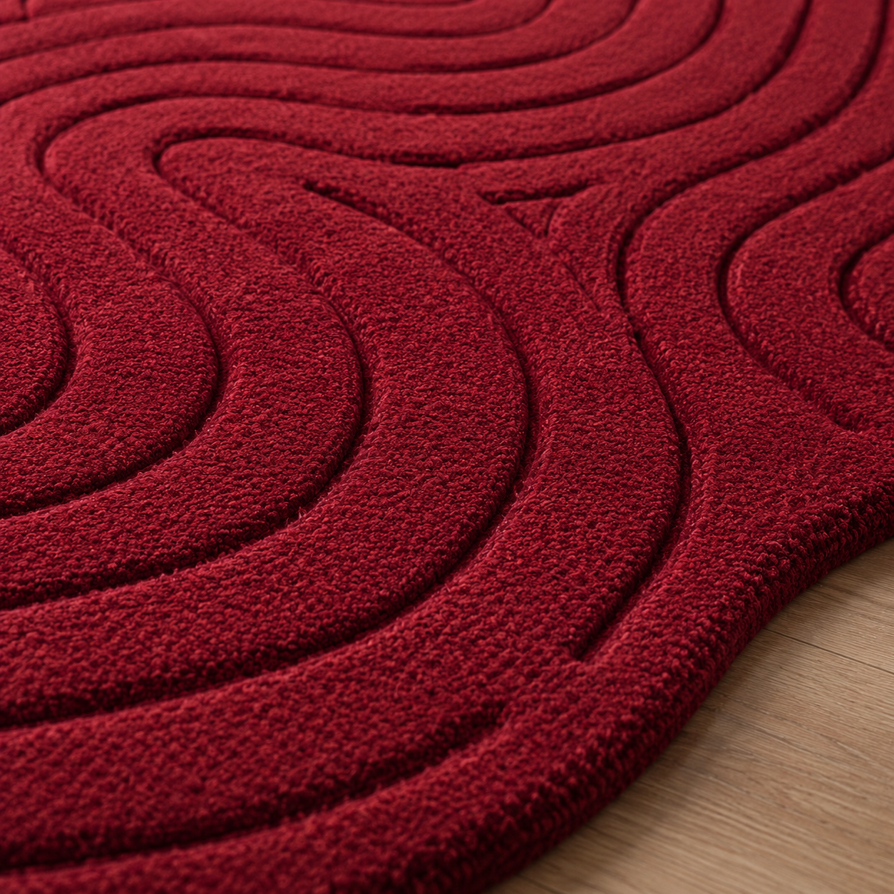 Ruby Wave Rug