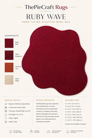 Ruby Wave Rug
