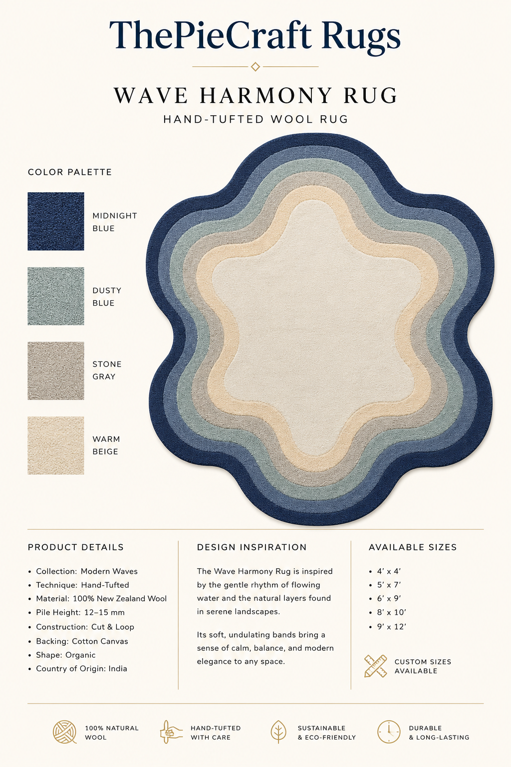 Wave Harmony Rug