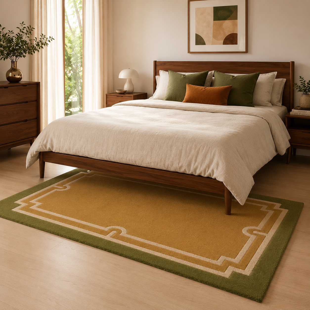 Verdant Frame Rug