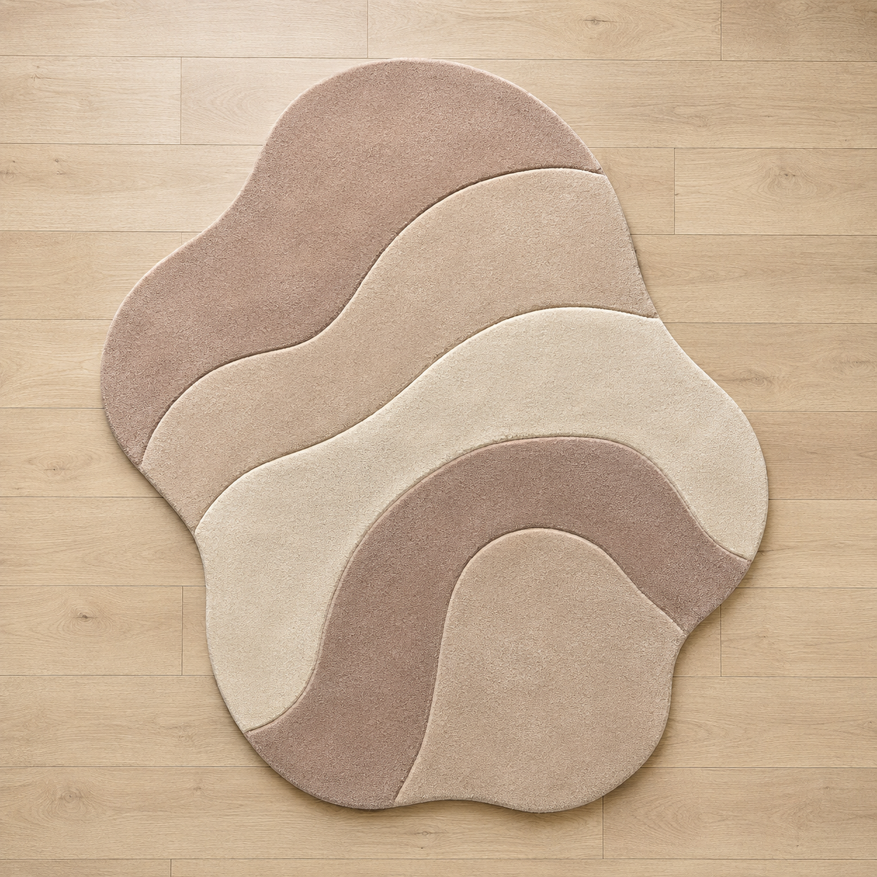 Moreni Wave Rug texture and craftsmanship detail