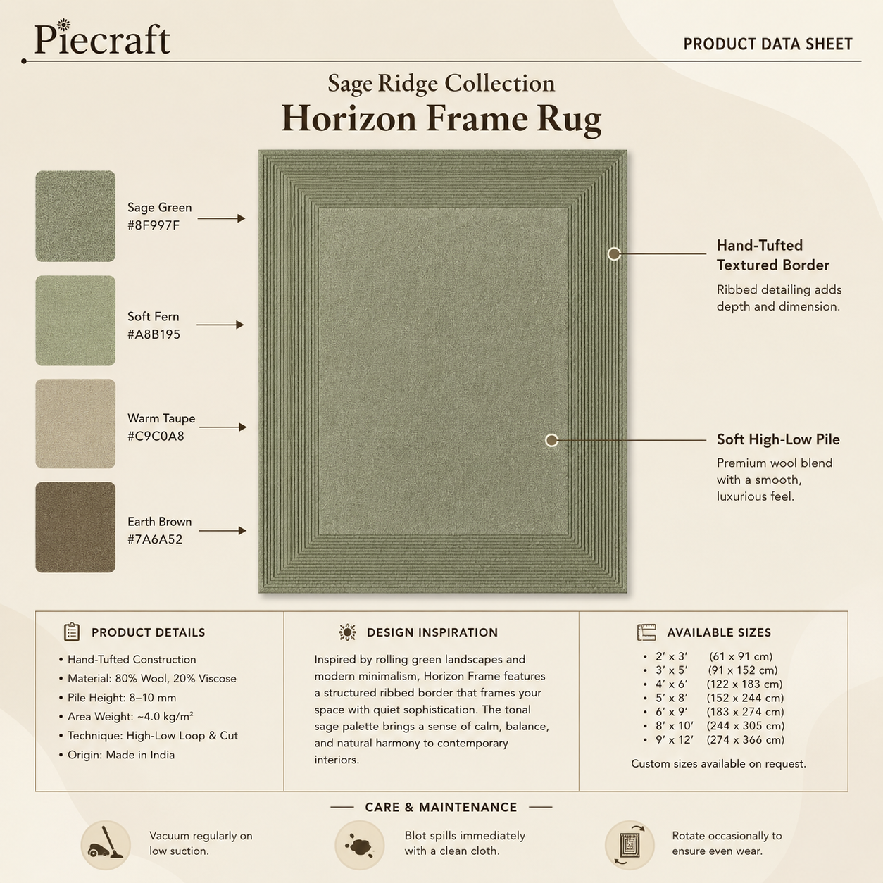 Horizon Frame Rug