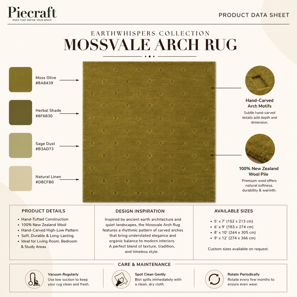 Mossvale Arch Rug