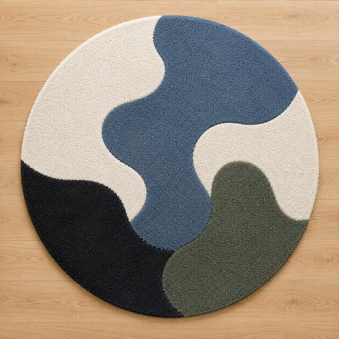 Sericrest Rug hand-tufted wool and bamboo silk rug – view 2