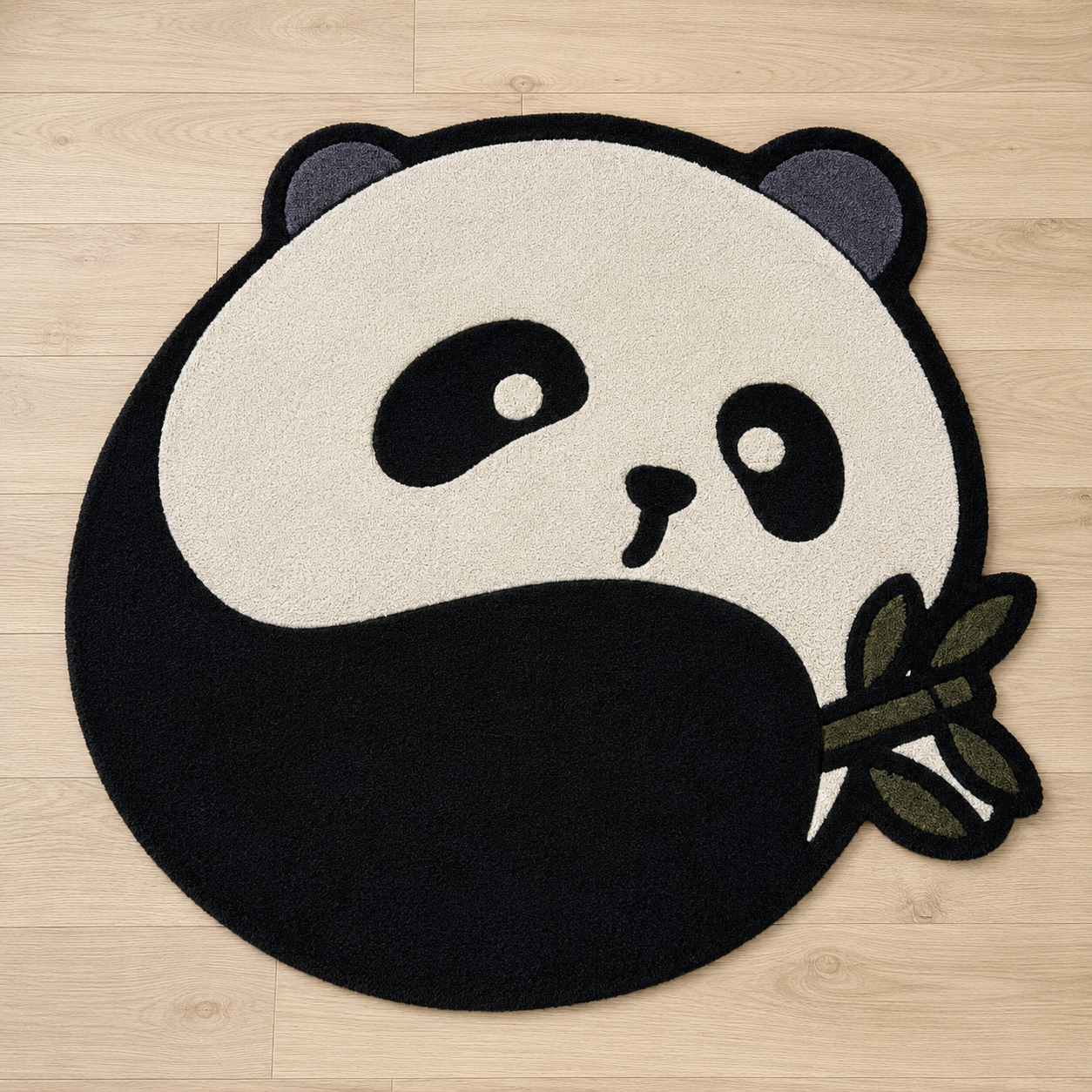 Zen Panda Rug texture and craftsmanship detail