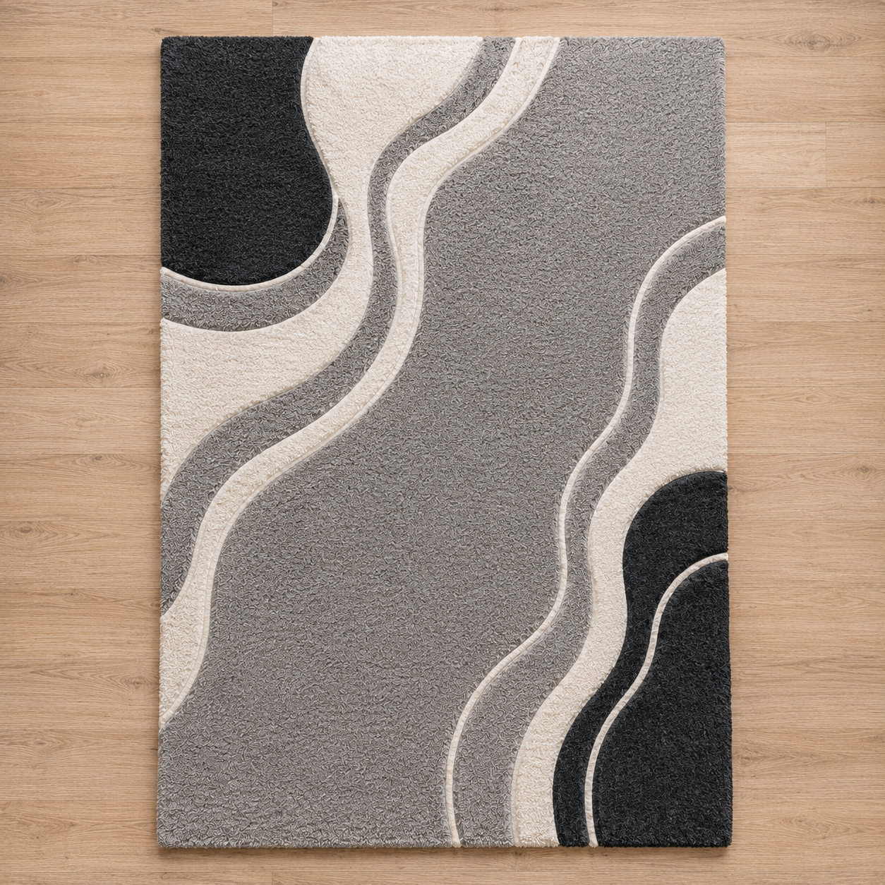 Wave Contour Rug texture and craftsmanship detail