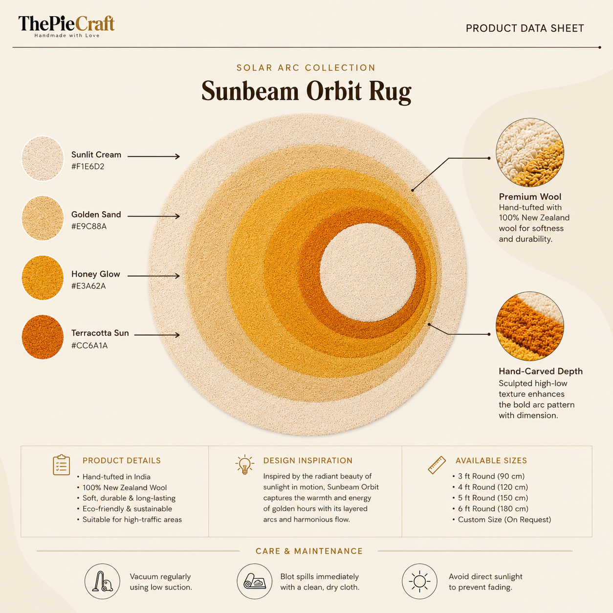 Sunbeam Orbit Rug