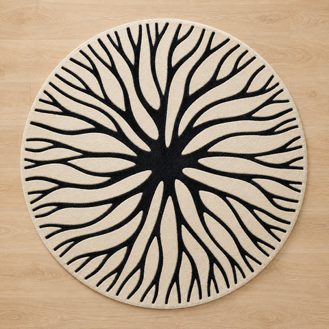 Arboris Rug hand-tufted wool and bamboo silk rug – view 2