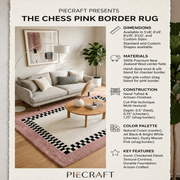 Pink Border Rug