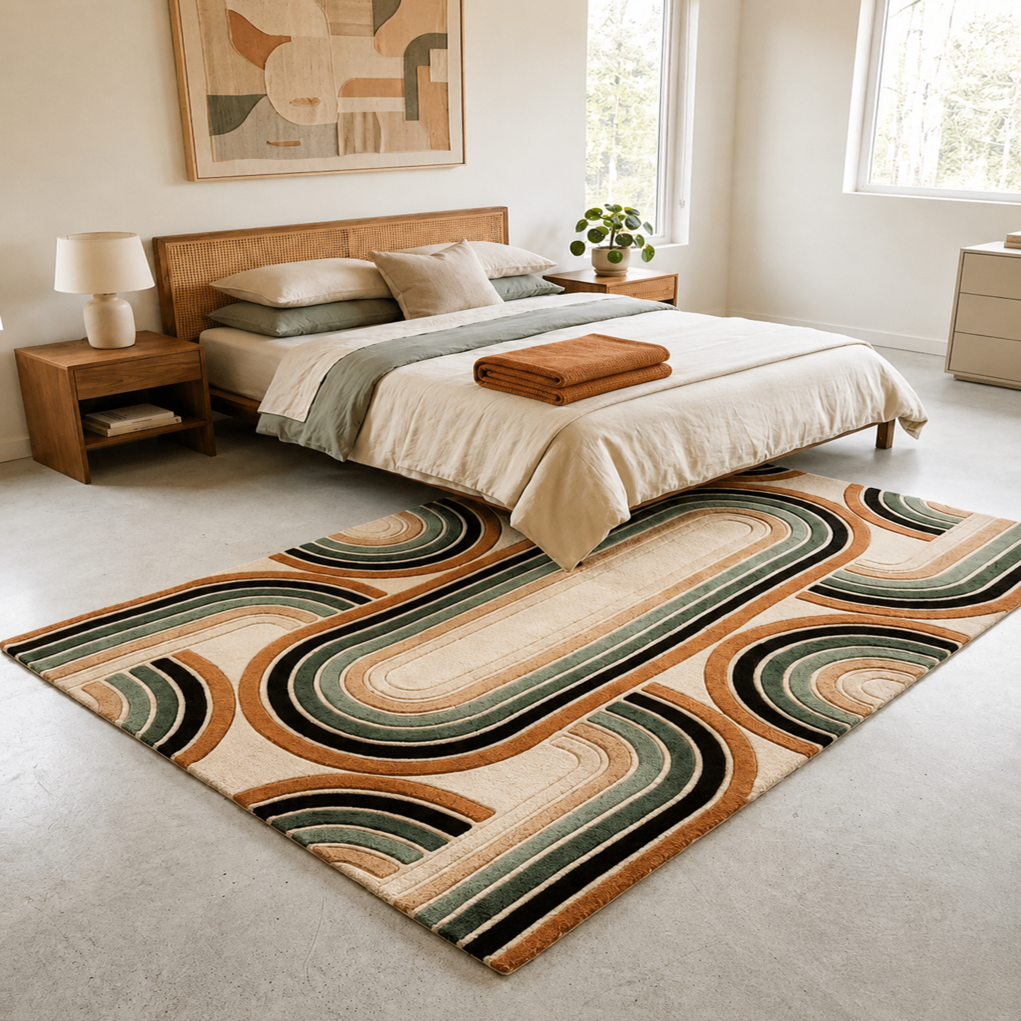 Retro Arc Rug