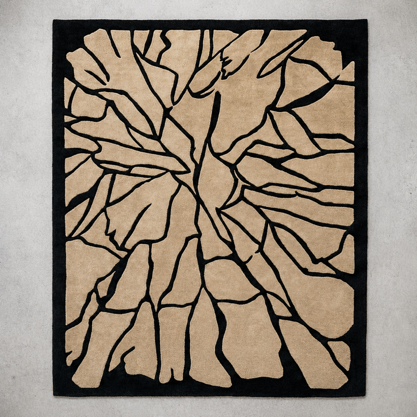Mycelium Rug texture and craftsmanship detail