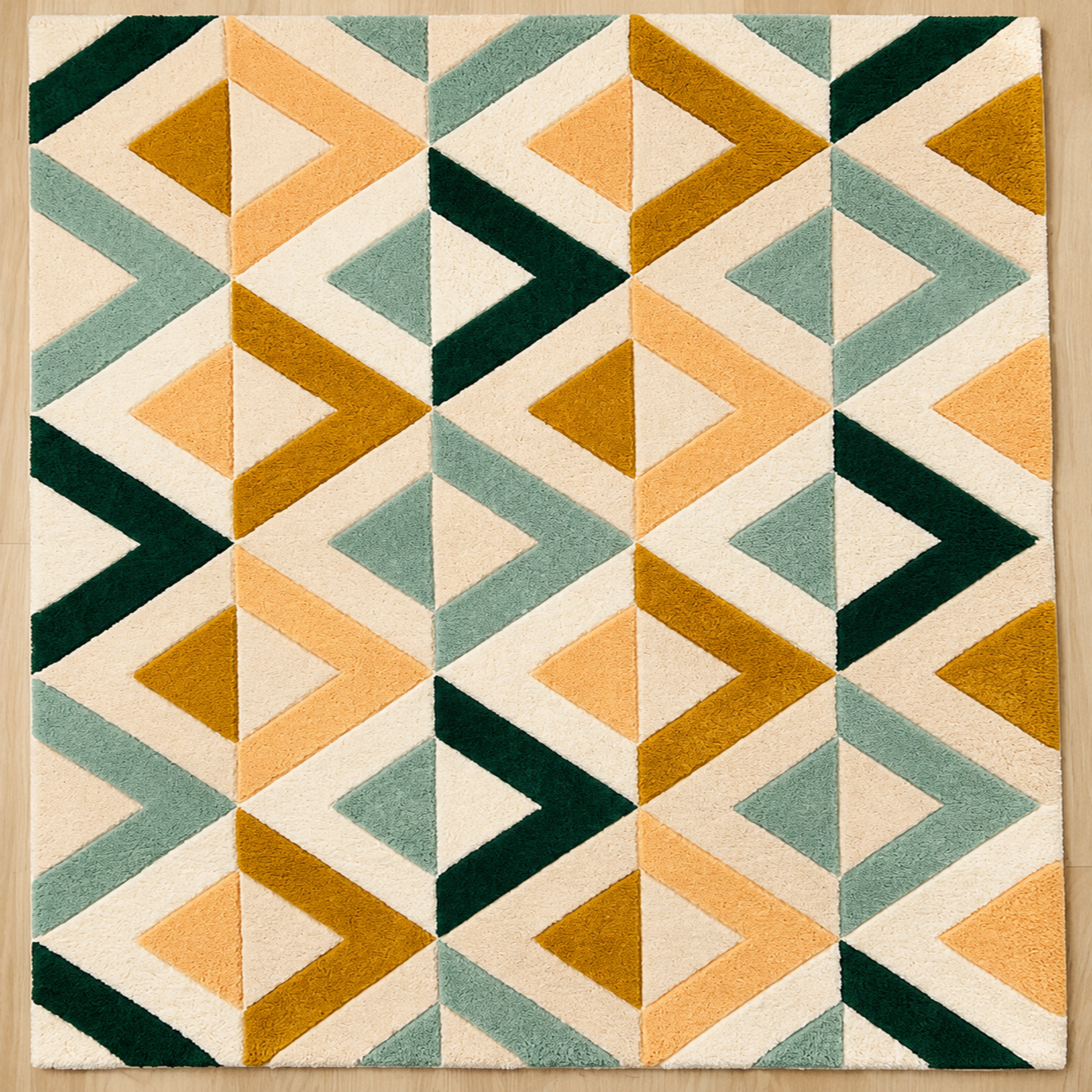 Nested Rug texture and craftsmanship detail