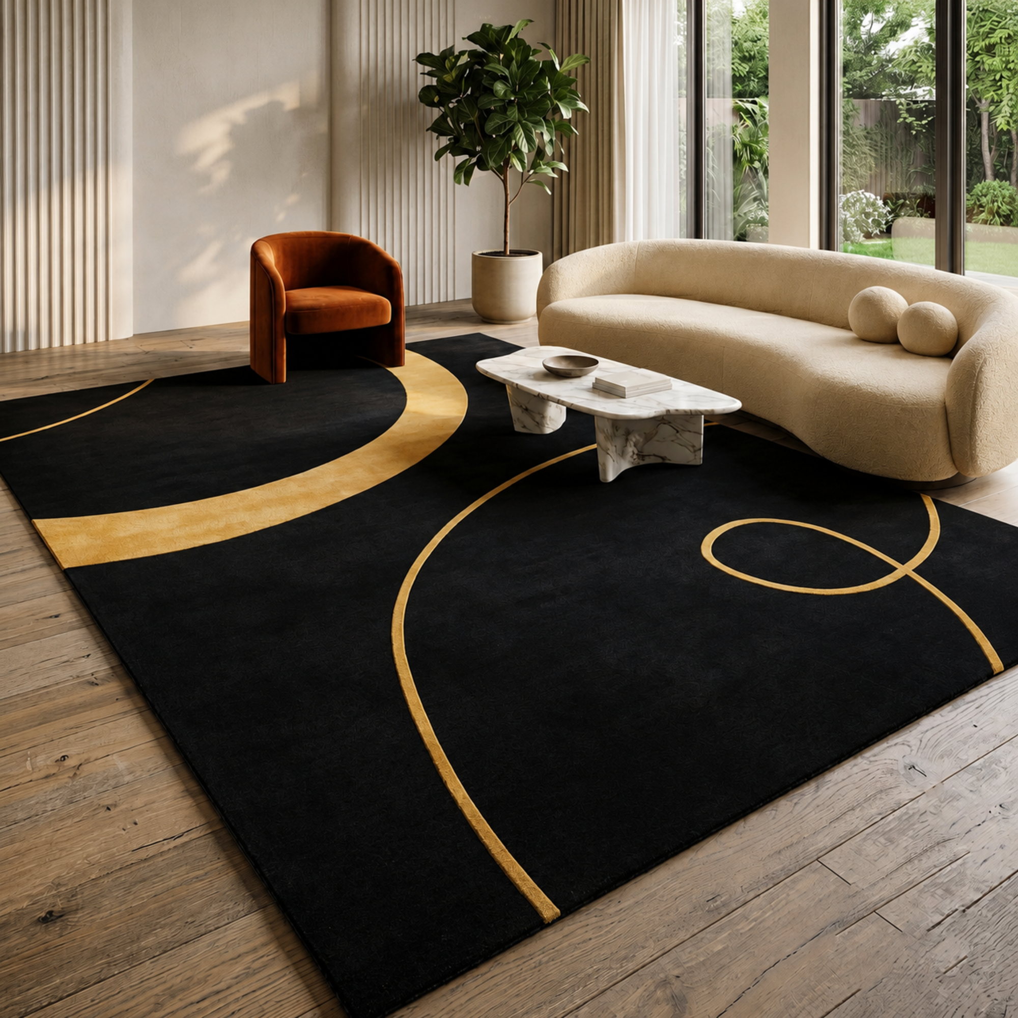 Obsidian Rug