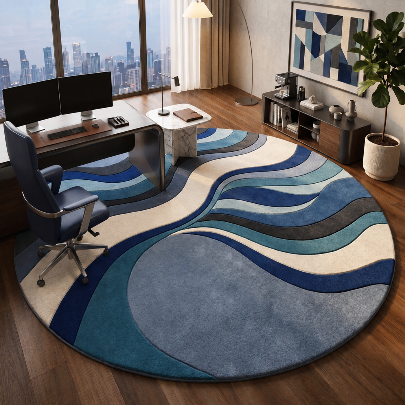 Ocean Drift Rug texture and craftsmanship detail